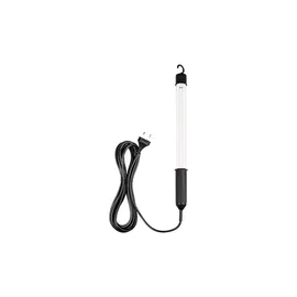Lampa LED warsztatowa 4W 6500K IP20 czarna 435x60mm z kablem 5m do garażu i wars