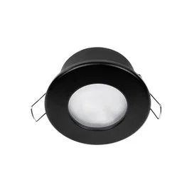 Oprawa halogenowa LED GU10 35W czarna IP44 do wejścia i na schody