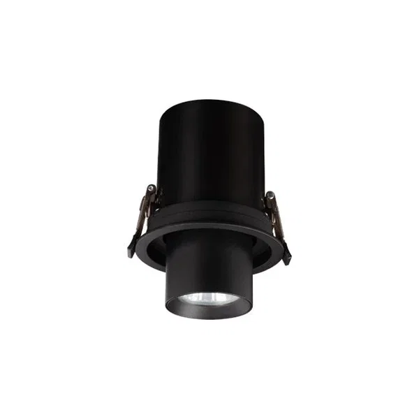 Oprawa halogenowa GU10 35W czarna mat ruchoma do sufitów