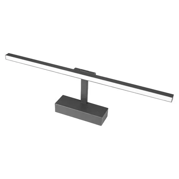 Kinkiet LED 12W 4000K IP20 czarny 50cm do wnętrz i korytarzy