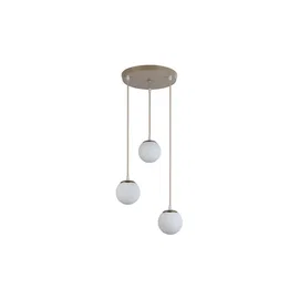 Oprawa wisząca E27 Bali-12 50cm x3-2 beż+złoty