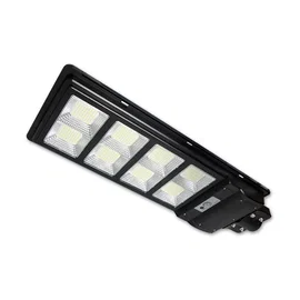 Lampa LED solarna 360W 6000K IP65 czarna z czujnikiem do ogrodu i podjazdu