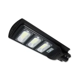 Lampa LED solarna 150W 6000K IP65 czarna z czujnikiem ruchu do podjazdu i ogrodu