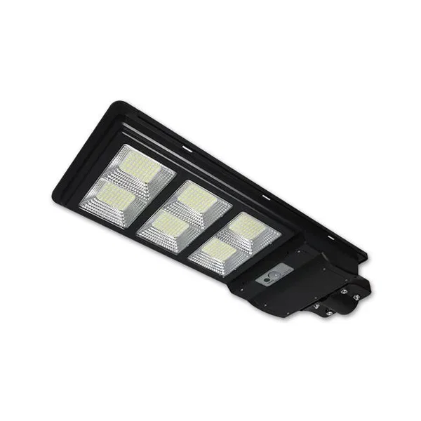 Lampa LED solarna 270W 6000K IP65 czarna z czujnikiem do podjazdu i parkingu