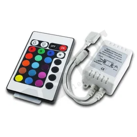 Sterownik LED RGB 72W 12V IR pilot 24 przyciski