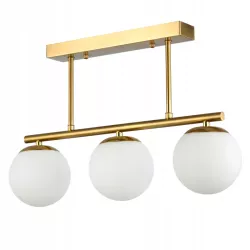 Żyrandol LED E27 Bali-12 47cm x3 złoty