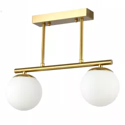 Żyrandol LED E27 Bali-12 38cm x2 złoty