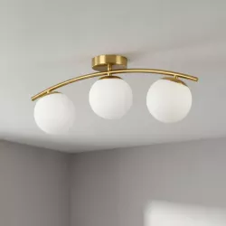 Żyrandol LED E27 Bali-12 51cm x3 złoty