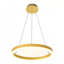 Żyrandol LED Mundo 40cm 22W złoty 3CCT pilot Vipelectro