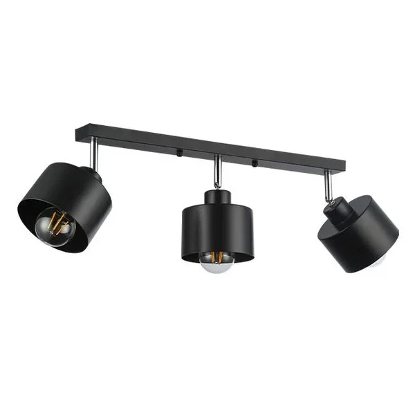 Kinkiet LED E27 3x35W czarny ruchomy do wnętrz