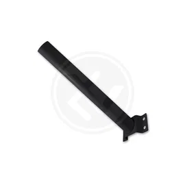 uchwyt do lampy ulicznej czarny 58mm stalowy montażowy