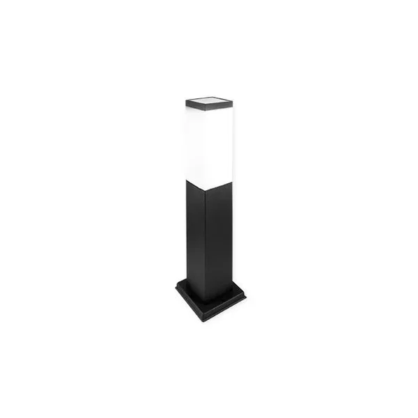 Lampa ogrodowa LED E27 20W IP44 czarna 45cm do ogrodu i altany - czarno-biała la