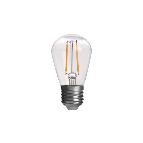 Żarówka LED E27 2W 2700K Filament ST14 przezroczysta IP20