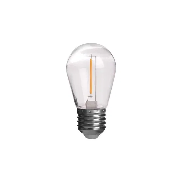 Żarówka LED E27 1W 2700K filament przezroczysta IP20 do domu i biura