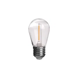 Żarówka LED E27 1W 2700K filament przezroczysta IP20 45x84mm