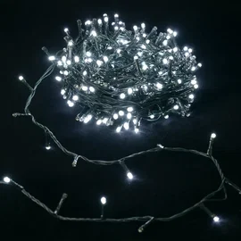 Lampki choinkowe 400 LED na baterie 4AA 20 m zimne światło do dekoracji