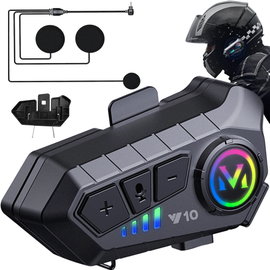 Interkom motocyklowy bluetooth y10 dla motocyklistów asystent głosowy