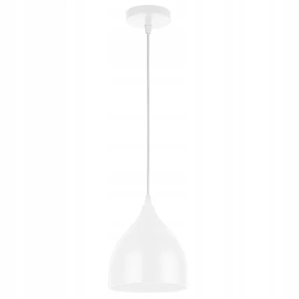 LAMPA WISZĄCA SUFITOWA E27 ŻYRANDOL LOFT NOWOCZESNA biała 120cm