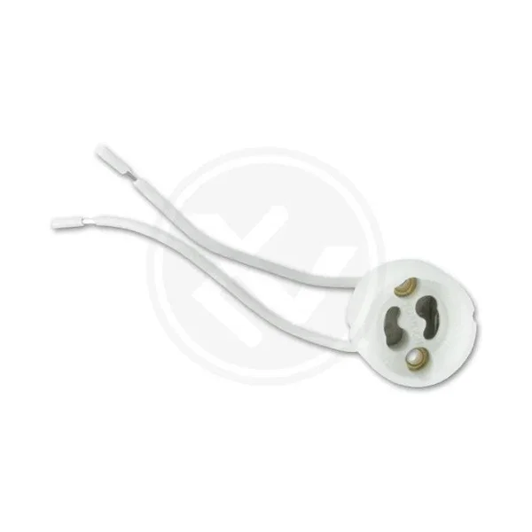 Gniazdo ceramiczne GU10 z kablem 9 cm do oświetlenia LED
