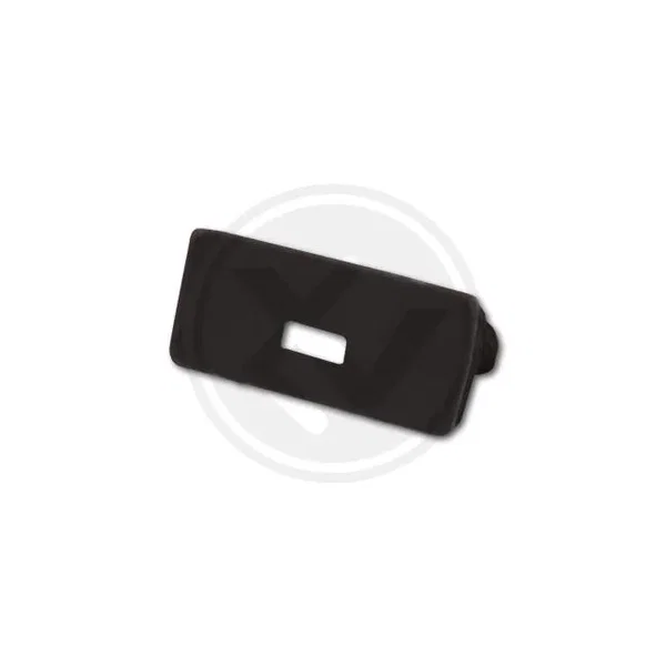 Zaślepka Master LED PCV Slim z otworem czarna