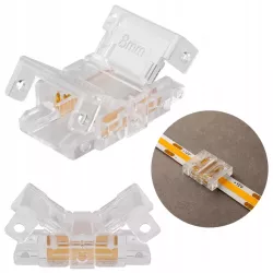 Złączka do taśmy LED COB 8mm zatrzaskowa Vipelectro