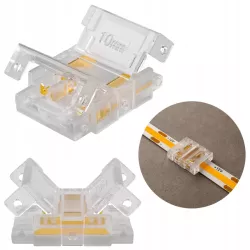 Złączka do taśmy LED COB 10mm zatrzaskowa zasilająca Vipelectro