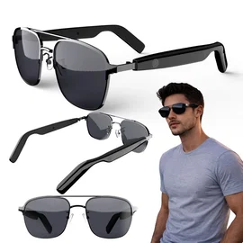 Inteligentne okulary Bluetooth z głośnikami do odbierania połączeń i sterowania 