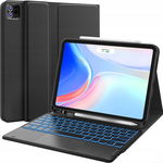 ETUI Z KLAWIATURĄ EARTO DO APPLE IPAD AIR 5 IPAD PRO11 AZERTY CZARNA TOUCH