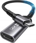 ADAPTER PRZEJŚCIÓWKA JSAUX USB-C DO HDMI 4K30HZ THUNDERBOLT 3.0 NYLON
