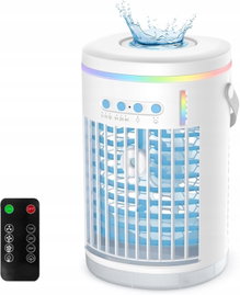 MAŁY PRZENOŚNY KLIMATYZATOR WIATRAK NA BIURKO NAWILŻACZ 1,4L USB-C PILOT