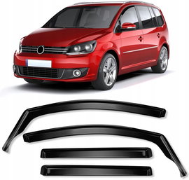 KOMPLET DEFLEKTOR PRZECIWWIATROWY SAMOPRZYLEPNY DO VW TOURAN 2003-2015