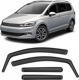KOMPLET DEFLEKTOR PRZECIWWIATROWY SAMOPRZYLEPNY DO VW TOURAN 2004-2015