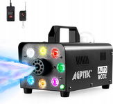 MOCNA MASZYNA WYTWORNICA DYMU DYMIARKA MOCNA 500W RGB HALOWEEN