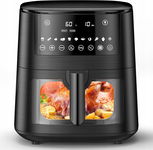 MOCNA FRYTKOWNICA BEZTŁUSZCZOWA AIR FRYER Z OKIENKIEM XL 7,2L 1650W TIMER
