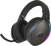 SŁUCHAWKI BEZPRZEWODOWE GAMINGOWE NAUSZNE Z MIKROFONEM BLUETOOTH RGB PS5 PC