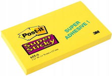 NOTES SUPER STICKY POST-IT, 76MM X 127MM, 90 KARTEK