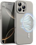 ETUI Z MAGSAFE IPHONE 16 PRO MAX WZMACNIANE 360° MATOWE CASE TYTAN MIĘKKIE