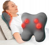MASAŻER PLECÓW KARKU RAMION SZYJI Z GRZANIEM CIEPŁEM SHIATSU MASAŻ GŁĘBOKI