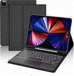 LEKKIE CIENKIE ETUI Z KLAWIATURĄ DO IPAD PRO 12.9 BLUETOOTH PODŚWIETLANA