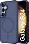 ETUI DO SAMSUNG GALAXY S24 MAGSAFE MATOWE CASE PLECKI NIEBIESKIE