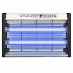 LAMPA UV OWADOBÓJCZA OWADY KOMARY MUCHY ĆMY PUŁAPKA ELEKTRYCZNA 20W MOCNA