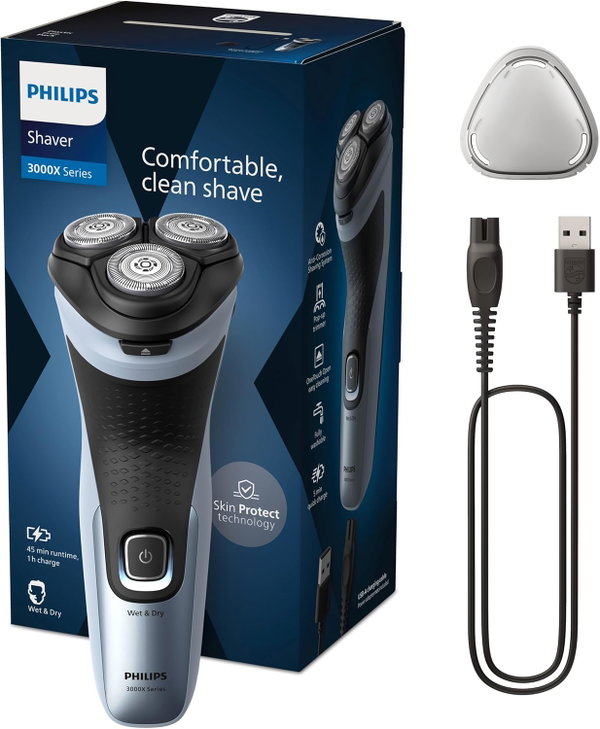 PHILIPS 3000X SERIES GOLARKA ELEKTRYCZNA NA SUCHO I MOKRO