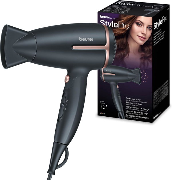 BEURER HC25 STYLE PRO PODRÓŻNA SUSZARKA Z JONIZACJĄ 1600W