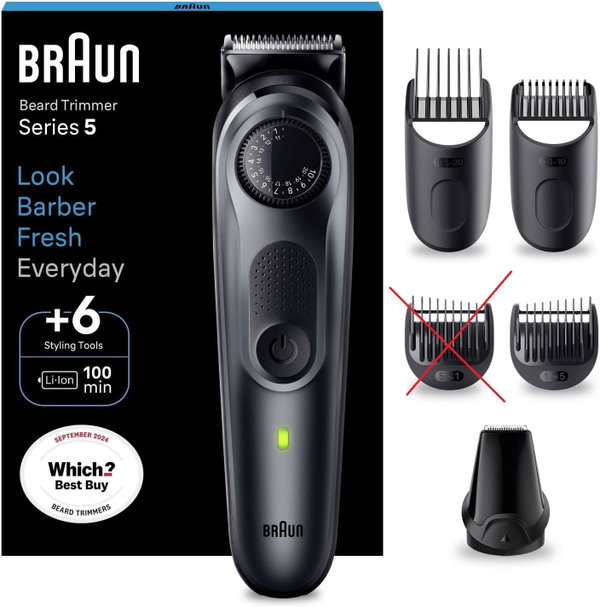 BRAUN SERIES 5 TRYMER DO BRODY + KOŃCÓWKI