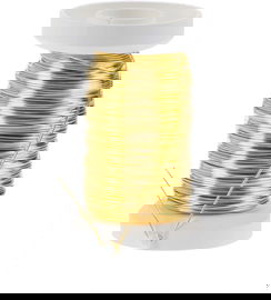 GLOREX DRUT MOSIĘŻNY ZŁOTY 0,3 MM 40 MB DO DEKORACJI