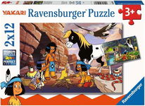 RAVENSBURGER 05069 DUŻE PUZZLE YAKARI 2 X 12 ELEMENTÓW