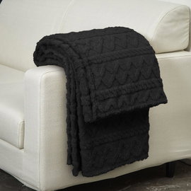 WONGS BEDDING CIEPŁY MIĘKKI PUSZYSTY KOC SHERPA 150 X 200 CM