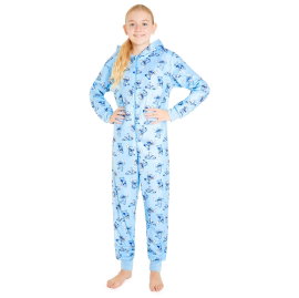 DISNEY ONESIE PIŻAMA Z KAPTUREM KOMBINEZON STITCH 13/14 LAT RÓŻ