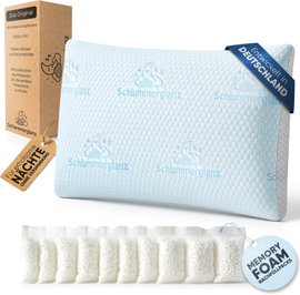 SCHLUMMERGLANZ PODUSZKA DO SPANIA MEMORY FOAM 40 X 80 CM NA BÓL KARKU