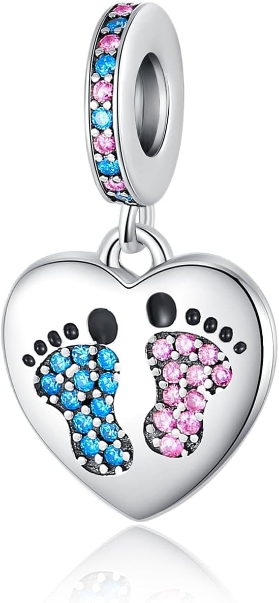 ALSTIVA CHARMS SREBRNA ZAWIESZKA STOPKI SREBRO 925